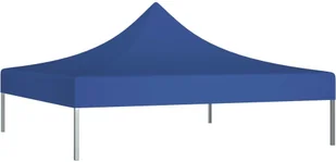vidaXL Dach do namiotu imprezowego, 2 x 2 m, niebieski, 270 g/m - Pawilony ogrodowe - miniaturka - grafika 3