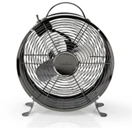 Wentylatory - Nedis Nedis FNCL10GM20 - Wentylator stołowy RETRO 20W/230V szary 25 cm - miniaturka - grafika 1