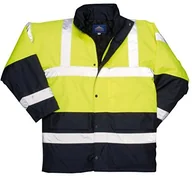 Odzież robocza - Portwest portwest s466 kontrastu ruchu drogowego-kurtka, 5XL, żółty S466YER5XL - miniaturka - grafika 1