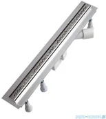 Syfony - Schedpol Schedline odpływ liniowy z maskownicą slight stamp 80x3,5cm SOLSP-80035 | - miniaturka - grafika 1