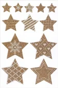 Akcesoria do tablic - Galeria papieru Ozdoby korkowe samoprzylepne GWIAZDY opakowanie 12 sztuk - miniaturka - grafika 1