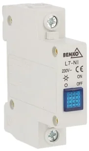 Bemko KONTROLKA L7 NIEBIESKA A15-L7-NI - Pozostałe oświetlenie - miniaturka - grafika 5