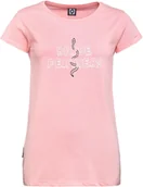 Koszulki i topy damskie - Horsefeathers t-shirt damski SNAKIE TOP Candy Pink - miniaturka - grafika 1