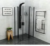 Kabiny prysznicowe - Polysan ZOOM LINE BLACK 90x90 ZL5415B - miniaturka - grafika 1