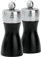 Młynki do soli i pieprzu - Peugeot Fidji typu 2/21283 młynek do pieprzu/soli drewno, 5,2 x 5,2 x 12 cm, czarna, matowa P2/21283 - miniaturka - grafika 1