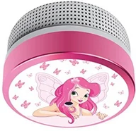 Czujniki czadu, dymu, gazu - ELRO Elro fs8110 detektor dymu elfy księżniczka instalacja czujki dymu dla dzieci z roku 10 bateria-zgodnie z en14604, różowy - miniaturka - grafika 1