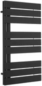 Grzejniki łazienkowe - LUXRAD Grzejnik łazienkowy NOBILE 870X500 czarny mat struktura LUXRAD - miniaturka - grafika 1