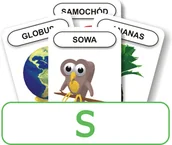 Gry karciane - KOMLOGO Karty Logopedyczny Piotruś Część V głoska S - miniaturka - grafika 1