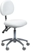 Krzesła i taborety kosmetyczne - Beauty System Taboret medyczny z oparciem BD-Y941 Biały BSBD-Y941 - miniaturka - grafika 1