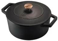 Garnki - Berlinger Haus Garnel żeliwny z pokrywką Black Rose Collection, 20 cm - miniaturka - grafika 1
