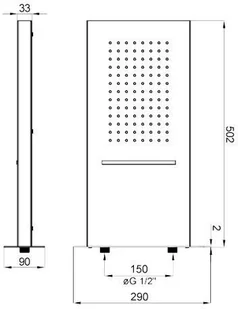 Deante Cascada Multi-Box NAC 09CM - Baterie podtynkowe Deante Cascada Multi-Box NAC 09CM - Baterie podtynkowe - miniaturka - grafika 7