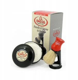 Zestaw do golenia Omega 46065 - Zestawy kosmetyków męskich - miniaturka - grafika 2
