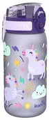 Bidony dla dzieci - ION8 ION8 - Bidon do szkoły dla dzieci, Unicorns, 400ml, efekt oszronienia, RECYCLON I8350FPPUNI - miniaturka - grafika 1