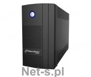 Listwy zasilające - POWER WALKER Zasilacz awaryjny UPS Power Walker Line-Interactive 1000VA SB FR 3xPL USB (VI 1000 SB FR) - miniaturka - grafika 1