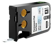 Taśmy do drukarek barwiące - Dymo Oryginał XTL taśma poliestrowa trwała 9 mm) Czarna na przezroczystym 9 1m długości 1868739 - miniaturka - grafika 1