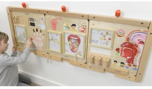 Masterkidz MASTERKIDZ Tablica Edukacyjna Zmysł Dotyku ME15792 - Tablice dla dzieci - miniaturka - grafika 5