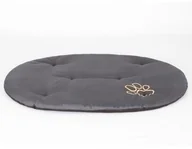 Legowiska dla psów - Hobbydog Poduszka dla zwierząt owalna R6 grafit o wymiarach 75 cm x 58 cm R6 PODGRA3 - miniaturka - grafika 1