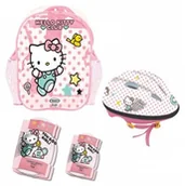 Ochraniacze - Hello Kitty Zestaw ochraniacze, kask, torba Hello Kitty OHKY004-2 - miniaturka - grafika 1