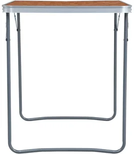 VidaXL Składany stolik turystyczny z metalową ramą, 80x60 cm 48170 VidaXL - Meble turystyczne - miniaturka - grafika 4