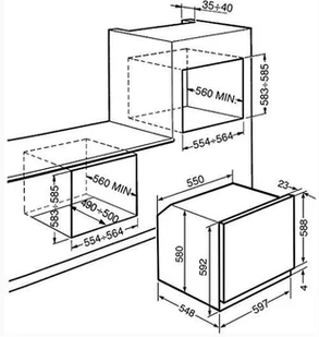 Piekarnik do zabudowy Smeg SFP750AOPZ - Piekarniki do zabudowy Piekarnik do zabudowy Smeg SFP750AOPZ - Piekarniki do zabudowy - miniaturka - grafika 3