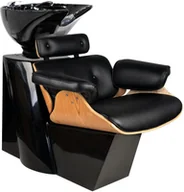 Meble fryzjerskie - GABBIANO MYJNIA FRYZJERSKA FLORENCJA CZARNA 130397 - miniaturka - grafika 1