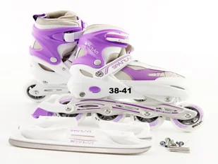 Łyżworolki Rolki +łyżwy 2w1 ABEC7 Regulowane 38-41 - Rolki - miniaturka - grafika 2