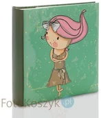 Albumy fotograficzne - Gedeon Album Lena zielona kwadrat (200 zdjęć 10x15) - miniaturka - grafika 1