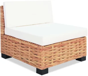 vidaXL Zestaw wypoczynkowy, 18 elementów, naturalny rattan - Meble ogrodowe - miniaturka - grafika 13