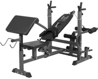 Ławki treningowe - Gorilla Sports E-Series stacja treningowa, ciemny szary/czarny - miniaturka - grafika 1