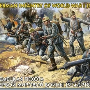 Zvezda Zvezda German Infantry WWI MZV-8083 - Modele do sklejania Zvezda Zvezda German Infantry WWI MZV-8083 - Modele do sklejania - miniaturka - grafika 2
