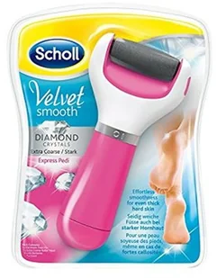 Scholl RECKITT BENCKISER (POLAND) S.A. 3. Velvet Smooth elektroniczny pilnik różowy do stóp z kryształkami diamentów 9074827 - Pielęgnacja stóp - miniaturka - grafika 3