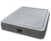 Akcesoria turystyczne - Intex Materac welurowy z pompką elektr 203 x 152 x 56 cm 64418 64418 - miniaturka - grafika 1