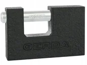 Kłódki - Gerda Kłódka Żeliwna 80mm Utwardzany Trzpień T80 - miniaturka - grafika 1