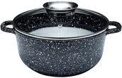 Garnki - Konighoffer Kingstone Aroma 5,2 L Szary Garnek Aluminiowy Z Pokrywką - miniaturka - grafika 1