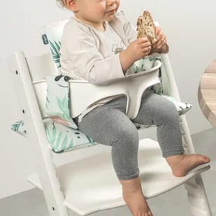 Jollein Poduszka na krzesełko do karmienia, liście, zielona Smits Assen - Krzesełka do karmienia - miniaturka - grafika 2