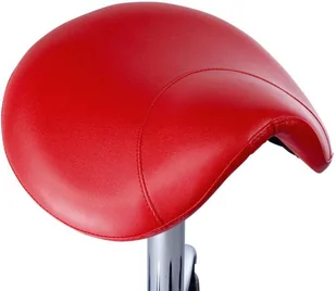 Beauty System Taboret kosmetyczny BD-9909 Czerwony BSBD-9909/RED - Krzesła i taborety kosmetyczne - miniaturka - grafika 2