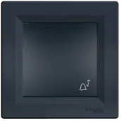 Wyłączniki światła i elektryczne - Schneider Electric Przycisk dzwonek Asfora antracyt EPH0801171 - miniaturka - grafika 1