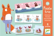 Układanki dla dzieci - Djeco puzzle trio Historyjki - miniaturka - grafika 1