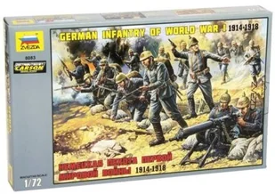 Zvezda Zvezda German Infantry WWI MZV-8083 - Modele do sklejania Zvezda Zvezda German Infantry WWI MZV-8083 - Modele do sklejania - miniaturka - grafika 1