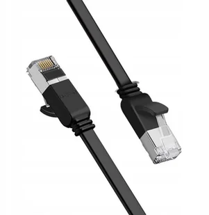 UGREEN Płaski kabel sieciowy z metalowymi wtyczkami, Ethernet RJ45, Cat.6, UTP, 3m (czarny) - Kable USB - miniaturka - grafika 4