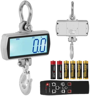 Steinberg Systems Waga hakowa - 500 kg / 0,1 kg - LCD - SBS-KW-500SLIM SBS-KW-500SLIM - Wagi specjalistyczne - miniaturka - grafika 4