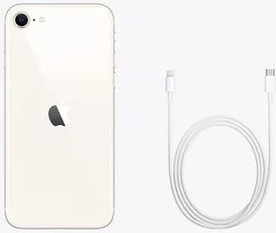 Apple iPhone SE 5G 2GB/64GB Dual Sim Biały - Telefony komórkowe - miniaturka - grafika 4