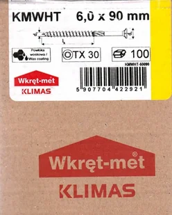 Wkręty Ciesielskie Do Drewna 6x90 Torx 100szt - Inne akcesoria dekarskie - miniaturka - grafika 3