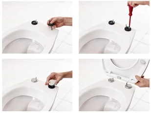 Ridder Deska sedesowa Generation z cichym zamykaniem, biała, 2119101 - Deski sedesowe - miniaturka - grafika 4