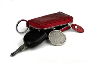 HAROLD'S Etui na klucze HAROLD`S Skóra Naturalna Lakierowana - Etui na klucze - miniaturka - grafika 2