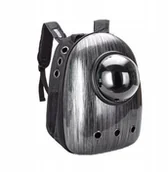 Transportery dla kotów - Transporter Plecak Torba Kota Psa Czarny - miniaturka - grafika 1