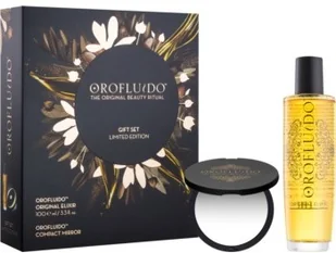 Orofluido Beauty Elixir zestaw Liquid Gold Elixir 100 ml + Lusterko dla kobiet - Olejki do ciała i włosów - miniaturka - grafika 2