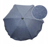 Akcesoria do wózków - Uniwersalna Parasolka Melanż Len Z Uchwytem - miniaturka - grafika 1