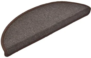 vidaXL Nakładki na schody, 15 szt., 65 x 24 x 4 cm, kawowy brąz - Dywany - miniaturka - grafika 2