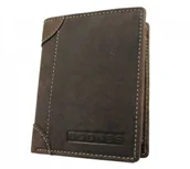 Portfele - Jennifer Jones Portfel Męski Skóra Włoska Pionowy Bez Zapięcia JJ5333 - miniaturka - grafika 1